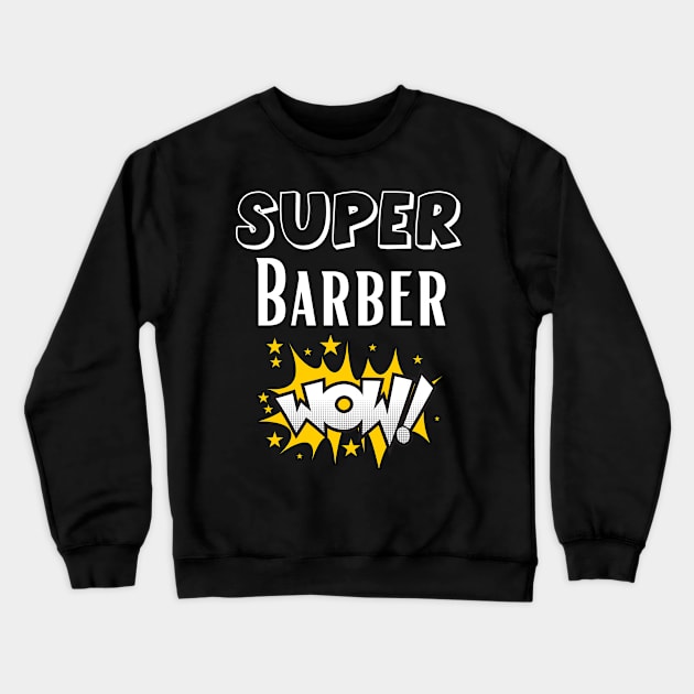 barber shop Crewneck Sweatshirt by Mdath